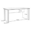 Forte Письменный стол в стиле винтаж-лофт 155x70 см Clif, CLFB116-C546 - Home Club, изображение 5