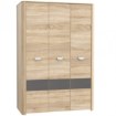 Forte Шафа 130 см Yoop Дуб Сонома/Сірий, YPS83-Q41 - Home Club