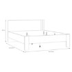 Forte Двоспальне ліжко 160x200 см Waikato, пісочний, WKTL1162-M902 - Home Club, зображення 6