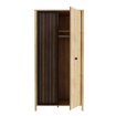 Forte Шафа з ламелями 100 см Jytana Дуб Mauvella/Чорний, JTNS821L-M635 - Home Club, зображення 6