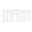 Forte Комод L, BLHK2421-C876 - Home Club, зображення 7