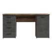 Forte Письмовий стіл 145x60 см з 4 шухлядами та шафкою, колір «Бетон/Old-Wood Vintage», MT926-C943 - Home Club, зображення 3