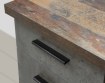 Forte Письмовий стіл 145x60 см з 4 шухлядами та шафкою, колір «Бетон/Old-Wood Vintage», MT926-C943 - Home Club, зображення 10