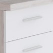 Forte Письмовий стіл 145x60 см з 4 шухлядами та шафкою, білий/пісочний дуб, MT926-T19 - Home Club, зображення 7