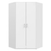 Forte Велика кутова шафа 120x120 см Econobox 2, біла, ECBS924-120 - Home Club, зображення 2