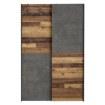 Forte Розсувна шафа 120 см Ozzula Old – Wood Vintage/Бетон, OZLS722X7-C754 - Home Club, зображення 2