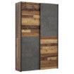 Forte Розсувна шафа 120 см Ozzula Old – Wood Vintage/Бетон, OZLS722X7-C754 - Home Club, зображення 4