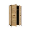 Forte Шафа 110 см Oriental Tree Дуб Bartex/Чорний, HUDS822-M524 - Home Club, зображення 3