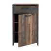 Forte Шафа для взуття 70 см із шухлядою Clif Old – Wood Vintage/Бетон, CLFD213-C748 - Home Club, зображення 3