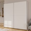 Forte Розсувна шафа 200 см, біла, HMNS32231-120 - Home Club