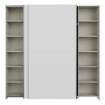 Forte Розсувна шафа 200 см, біла, HMNS32231-120 - Home Club, зображення 5