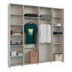 Forte Розсувна шафа 200 см, біла, HMNS32231-120 - Home Club, зображення 9