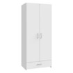 Forte Шафа 80 см з висувною шухлядою Econobox, біла, ECBS823-120 - Home Club, зображення 4