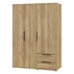Forte Шафа 150 см з висувними ящиками Orkney, дуб Mauvella, OKYS831-D108 - Home Club, зображення 7