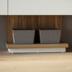 Forte Основа для вертикальної полиці 60 см Lewisville Secret Grey/Дуб Валенсія, LWSB02-M830 - Home Club