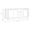 Forte Комод, FOSK248R-D108 - Home Club, зображення 7