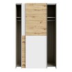 Forte Розсувна шафа 120 см Schach&amp;matt Білий/Дуб Artisan, SHMS62231-C853 - Home Club, зображення 3