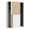 Forte Розсувна шафа 120 см Schach&amp;matt Білий/Дуб Artisan, SHMS62231-C853 - Home Club, зображення 5