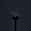 Garden Line Солнечная Лампа Calia 10 x 10 x 33 см Черная Дымчатая / Черная Прозрачная Теплый Белый, SOL4283 - Home Club, изображение 2