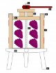 Chomik Фруктовий Соковижимач 18 Л 56,2 × 37,3 × 69,4 См, NIK1349 - Home Club, зображення 4