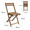 Kontrasto Комплект Samira для 2 осіб, акація, натуральний, Dw, OME-ZES-00005 - Home Club, зображення 9