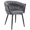 Kontrasto Kt220 Стілець Glam Vel Сірий, 5.90 90053 - Home Club, зображення 2