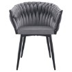 Kontrasto Kt220 Стілець Glam Vel Сірий, 5.90 90053 - Home Club, зображення 3