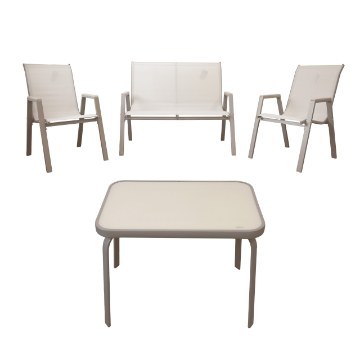 Kontrasto Комплект Marbella Wood на 4 особи, колір «таупе», Dw, Meb000082 - Home Club