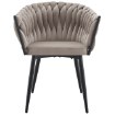 Kontrasto Kt220 Стілець Glam Vel, колір «тауп», 5.90 90046 - Home Club, зображення 3