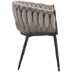 Kontrasto Kt220 Стілець Glam Vel, колір «тауп», 5.90 90046 - Home Club, зображення 4