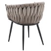 Kontrasto Kt220 Стілець Glam Vel, колір «тауп», 5.90 90046 - Home Club, зображення 6