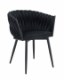 Kontrasto Kt220 Стул Glam Vel, чёрный, 5.90 90077 - Home Club
