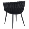 Kontrasto Kt220 Стілець Glam Vel Чорний, 5.90 90077 - Home Club, зображення 6