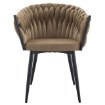 Kontrasto Kt220 Стілець Glam Vel, коричневий, 5.90 90060 - Home Club, зображення 3