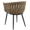 Kontrasto Kt220 Стілець Glam Vel, коричневий, 5.90 90060 - Home Club, зображення 6