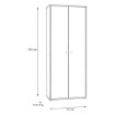 Forte Шкаф, T2KK821-D78 - Home Club, изображение 6