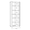 Forte Шкаф, T2KK821-D78 - Home Club, изображение 7