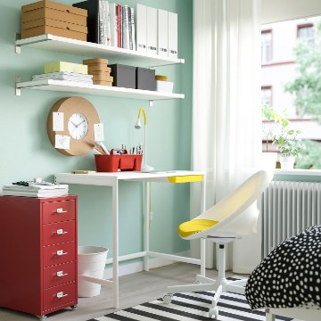 ИКЕА Письменный стол и стул ENKROKEN / LOBERGET ЛОБЕРГЕТ, 196.211.89 - Home Club