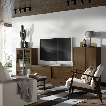 ИКЕА Тумба под телевизор с раздвижными дверцами TONSTAD, 295.150.51 - Home Club