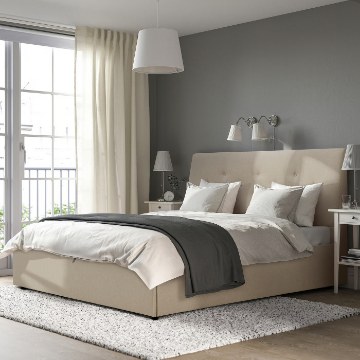 ИКЕА Кровать с ящиком IDANÄS ИДАНЭС, 505.880.88 - Home Club
