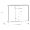 Forte Комод, T2KK45-D78 - Home Club, изображение 6