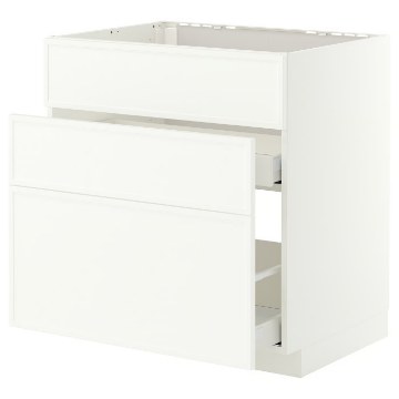 ІКЕА Підлогова шафа + 3 фронт. панелі METOD МЕТОД / MAXIMERA МАКСИМЕРА, 296.248.75 - Home Club