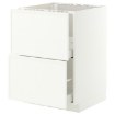 ИКЕА Напольный шкаф + 2 фронт. панели METOD МЕТОД / MAXIMERA МАКСИМЕРА, 696.248.40 - Home Club