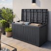 Kontrasto Садовий ящик 295 л, антрацитовий, Dw, Meb000115 - Home Club, зображення 6