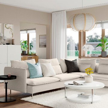 ИКЕА Угловой диван на 4 человека SÖDERHAMN, 793.054.18 - Home Club