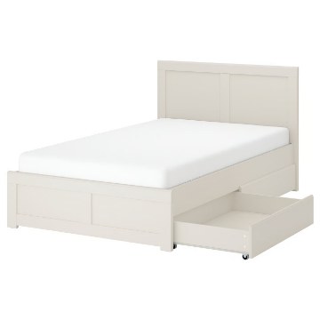 ИКЕА Рама кровати с 2 контейнерами FÅGELFJÄLLET, 296.210.56 - Home Club