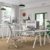 ИКЕА Рабочий стол с регулируемой высотой TROTTEN, 396.218.95 - Home Club, изображение 5