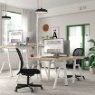 ИКЕА Рабочий стол с регулируемой высотой TROTTEN, 396.218.81 - Home Club, изображение 6