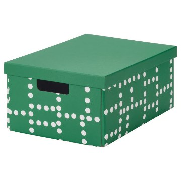 ИКЕА Коробка с крышкой FJÄDERHARV, 206.200.99 - Home Club