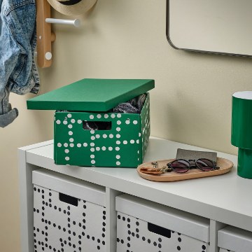 ІКЕА Коробка з кришкою FJÄDERHARV, 206.200.99 - Home Club